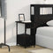 vidaXL Bedside Cabinet Black oak 60 x 30 x 61 cm Engineered wood