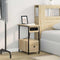 vidaXL Bedside Cabinet Sonoma oak 60 x 30 x 61 cm Engineered wood