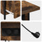 vidaXL Bedside Cabinet Smoked oak 60 x 30 x 61 cm Engineered wood