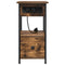vidaXL Bedside Cabinet Smoked oak 60 x 30 x 61 cm Engineered wood