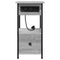 vidaXL Bedside Cabinet Grey sonoma 60 x 30 x 61 cm Engineered wood