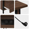 vidaXL Bedside Cabinet Brown oak 60 x 30 x 61 cm Engineered wood