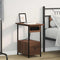 vidaXL Bedside Cabinet Brown oak 60 x 30 x 61 cm Engineered wood