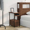vidaXL Bedside Cabinet Brown oak 60 x 30 x 61 cm Engineered wood