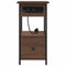vidaXL Bedside Cabinet Brown oak 60 x 30 x 61 cm Engineered wood