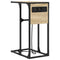 vidaXL Bedside Table Sonoma oak Engineered wood