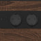 vidaXL Bedside Table Brown oak Engineered wood