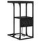 vidaXL Bedside Table Black oak 41.5 x 26 x 60.5 cm Engineered wood