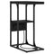 vidaXL Bedside Table Black oak 41.5 x 26 x 60.5 cm Engineered wood