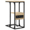 vidaXL Bedside Table Sonoma oak 41.5 x 26 x 60.5 cm Engineered wood