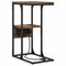 vidaXL Bedside Table Smoked oak 41.5 x 26 x 60.5 cm Engineered wood