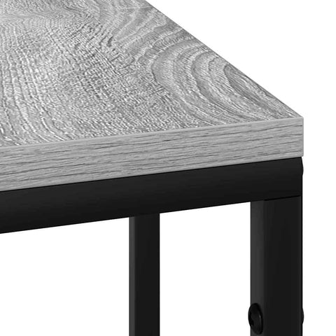 vidaXL Bedside Table Grey sonoma 41.5 x 26 x 60.5 cm Engineered wood