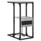 vidaXL Bedside Table Grey sonoma 41.5 x 26 x 60.5 cm Engineered wood