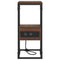 vidaXL Bedside Table Brown oak 41.5 x 26 x 60.5 cm Engineered wood