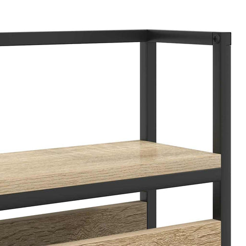 vidaXL Storage Headboard with Storage Sonoma oak 75 cm Engineered wood