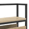 vidaXL Storage Headboard with Storage Sonoma oak 75 cm Engineered wood