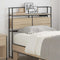 vidaXL Storage Headboard with Storage Sonoma oak 75 cm Engineered wood