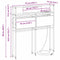 vidaXL Storage Headboard with Storage Sonoma oak 75 cm Engineered wood