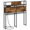 vidaXL Storage Headboard with Storage Smoked oak 75 cm Engineered wood