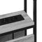 vidaXL Storage Headboard Grey sonoma 75 cm Engineered wood