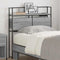 vidaXL Storage Headboard Grey sonoma 75 cm Engineered wood