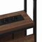 vidaXL Storage Headboard with Storage Brown oak 75 cm Engineered wood