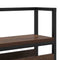 vidaXL Storage Headboard with Storage Brown oak 75 cm Engineered wood