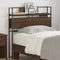 vidaXL Storage Headboard with Storage Brown oak 75 cm Engineered wood