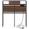 vidaXL Storage Headboard with Storage Brown oak 75 cm Engineered wood