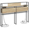 vidaXL Storage Headboard with Shelf Sonoma oak 160 cm Engineered wood