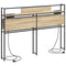vidaXL Storage Headboard with Shelf Sonoma oak 160 cm Engineered wood