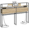 vidaXL Storage Headboard with Shelf Sonoma oak 160 cm Engineered wood