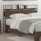 vidaXL Storage Headboard with Shelf Brown oak 160 cm Engineered wood
