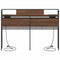 vidaXL Storage Headboard with Shelf Brown oak 160 cm Engineered wood
