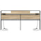 vidaXL Storage Headboard with Shelf Sonoma oak 200 cm Engineered wood