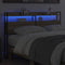 vidaXL Headboard with Shelf Sonoma oak 120 cm Engineered wood