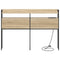 vidaXL Headboard with Shelf Sonoma oak 120 cm Engineered wood