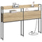vidaXL Headboard with Shelf Sonoma oak 135 cm Engineered wood