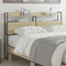 vidaXL Storage Headboard with Shelf Sonoma oak 140 cm Engineered wood