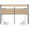 vidaXL Storage Headboard with Shelf Sonoma oak 140 cm Engineered wood