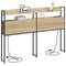 vidaXL Storage Headboard with Shelf Sonoma oak 140 cm Engineered wood