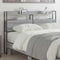 vidaXL Storage Headboard with Shelf Grey sonoma 140 cm Engineered wood