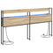 vidaXL Headboard with Shelf Sonoma oak 180 cm Engineered wood