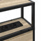 vidaXL Storage Headboard with Shelf Sonoma oak 75 cm Engineered wood