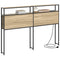 vidaXL Storage Headboard with Shelf Sonoma oak 135 cm Engineered wood