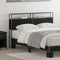 vidaXL Storage Headboard with Shelf Black oak 150 cm Engineered wood