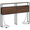 vidaXL Storage Headboard with Shelf Brown oak 150 cm Engineered wood