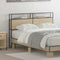 vidaXL Storage Headboard with Shelf Sonoma oak 160 cm Engineered wood