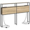 vidaXL Storage Headboard with Shelf Sonoma oak 160 cm Engineered wood