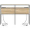 vidaXL Storage Headboard with Shelf Sonoma oak 160 cm Engineered wood